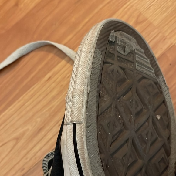 Black Converse All Star Sunflower Design Chucks Size 8 - Picture 6 of 6